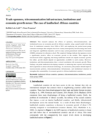 Trade openness, telecommunication infrastructure, institutions and economic growth nexus: The case of landlocked African countries