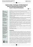 Opportunities, challenges and development areas of chartered accountants in the Fourth Industrial Revolution