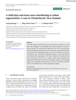 A child play‐and‐learn area contributing to urban regeneration: A case in Christchurch, New Zealand