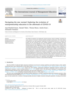 Navigating the new normal: Exploring the evolution of entrepreneurship education in the aftermath of COVID-19