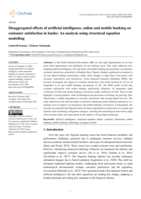 Disaggregated effects of artificial intelligence, online and mobile banking on customer satisfaction in banks: An analysis using structural equation modelling