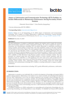   Impact of Information and Communication Technology (ICT) facilities on gender differentials in mathematics performance among secondary school students