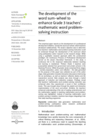 The development of the word sum-wheel to enhance Grade 3 teachers’ mathematic word problem solving instruction