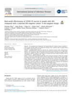 Real-world effectiveness of COVID-19 vaccine in people with HIV compared with a matched HIV-negative cohort: A test-negative design