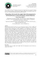 Integrating cybersecurity into supply chain risk management in electoral processes: Lessons from Kenya's nascent democracy