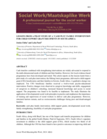 Lessons from a pilot study of 'cash plus" family intervention for child support grant recipients in South Africa