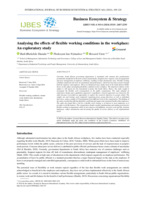 Analysing the effects of flexible working conditions in the workplace: An exploratory study