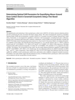 Determining optimal SAR parameters for quantifying above-ground grass carbon stock in Savannah ecosystems using a tree-based algorithm