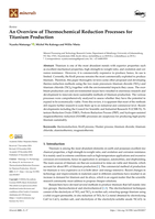 An overview of thermochemical reduction processes for titanium production