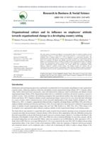 Organisational culture and its influence on employees' attitude towards organisational change in a developing country setting 