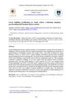 Green building certification in South Africa: Evaluating adoption, greenwashing and location clusters trends