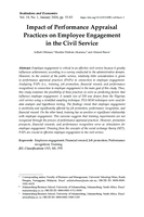 Impact of performance appraisal practices on employee engagement in the civil service