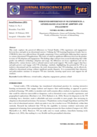 Perceived differences in vr experiences : A gender-based analysis of adoption and engagement