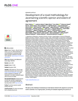 Development of a novel methodology for ascertaining scientific opinion and extent of agreement