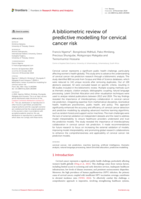 A bibliometric review of predictive modelling for cervical cancer risk