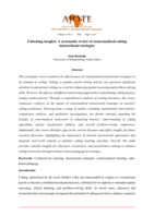 Unlocking insights: A systematic review of contextualized cubing instructional strategies