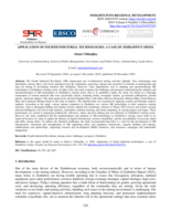 Application of fourth industrial technologies: A case of Zimbabwe's mines