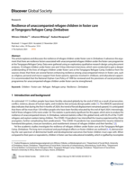Resilience of unaccompanied refugee children in foster care at Tongogara Refugee Camp Zimbabwe