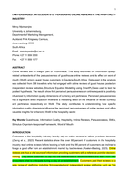   I am persuaded: Antecedents of persuasive online reviews in the hospitality industry