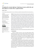 Navigating the economic tightrope: Exploring governance, public debt, and their influence on South Africa’s capital formation