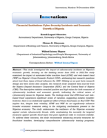 Financial institutions cyber security incidents and economic growth of Nigeria