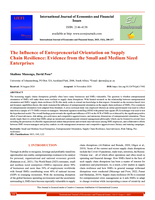 The influence of entrepreneurial orientation on supply chain resilience: Evidence from the small and medium sized enterprises