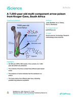 A 7,000-year-old multi-component arrow poison from Kruger Cave, South Africa