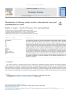 Globalization in lifelong&nbsp;gender inclusive education for structural transformation in Africa