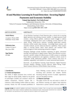 AI and machine learning In fraud detection : Securing digital payments and economic stability