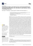 Consistent condom and lubricant use and associated factors amongst men who have sex with men in Sub-Saharan Africa: A systematic review