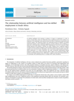The relationship between artificial intelligence and low-skilled employment in South Africa