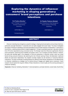 Exploring the dynamics of influencer marketing in shaping generation-y consumers’ brand perceptions and purchase intentions