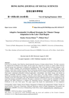 Adaptive sustainable livelihood strategies for climate change adaptation in the Lake Chad Region