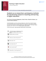 Students as co-researchers: Participatory methods for decolonising research in teaching and learning in higher education
