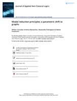 Modal reduction principles: A parametric shift to graphs