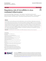 Regulatory role of microRNAs in virus-mediated inflammation