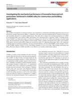 Investigating the mechanical performance of innovative bean pod ash particulates reinforced in AA6063 alloy for construction and building applications