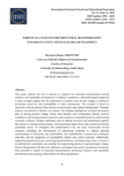  Parents as catalysts for structural transformation towards inclusive and sustainable development