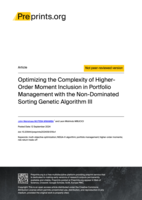 Optimizing the complexity of higher-order moment inclusion in portfolio management with the non-dominated sorting genetic algorithm III