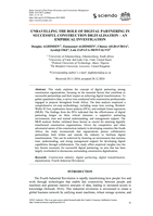 Unravelling the role of digital partnering in successful construction digitalisation – An empirical investigation