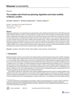 The complex web of land use planning, legislation and urban mobility in Maseru, Lesotho