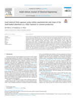 Lead removal from aqueous using carbon nanomaterials and reuse of the lead-loaded adsorbent as a filler material in cement production