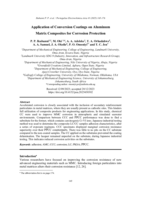 Application of conversion coatings on aluminum matrix composites for corrosion protection