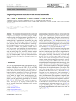 Improving smuon searches with neural networks