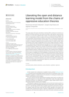 Liberating the open and distance learning model from the chains of oppressive education theories