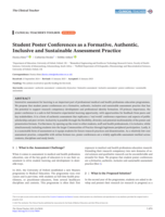 Student poster conferences as a formative, authentic, inclusive and sustainable assessment practice