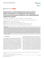 Isomerization and Hydroformylation of Long‐Chain Olefins Promoted by N^O Bidentate Rh(I) Catalysts Precursors Bearing Salicylaldimine and Naphthaldimine Supporting Ligands