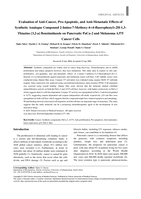 Evaluation of anti-cancer, pro-apoptotic, and anti-metastatic effects of synthetic analogue compound 2-imino-7-methoxy-4-(4-fluorophenyl)-2H-1,3-Thiazino [3,2-a] benzimidazole on pancreatic PaCa-2 and melanoma A375 cancer cells