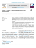 The role of technology in simulation-based learning to facilitate ethical competence