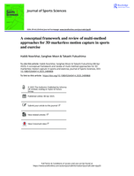 A conceptual framework and review of multi-method approaches for 3D markerless motion capture in sports and exercise